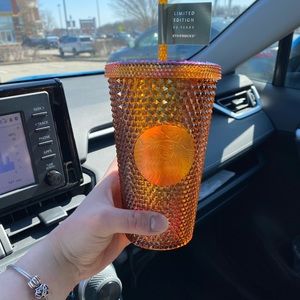 Starbucks 50year anniversary LE gold stud tumbler